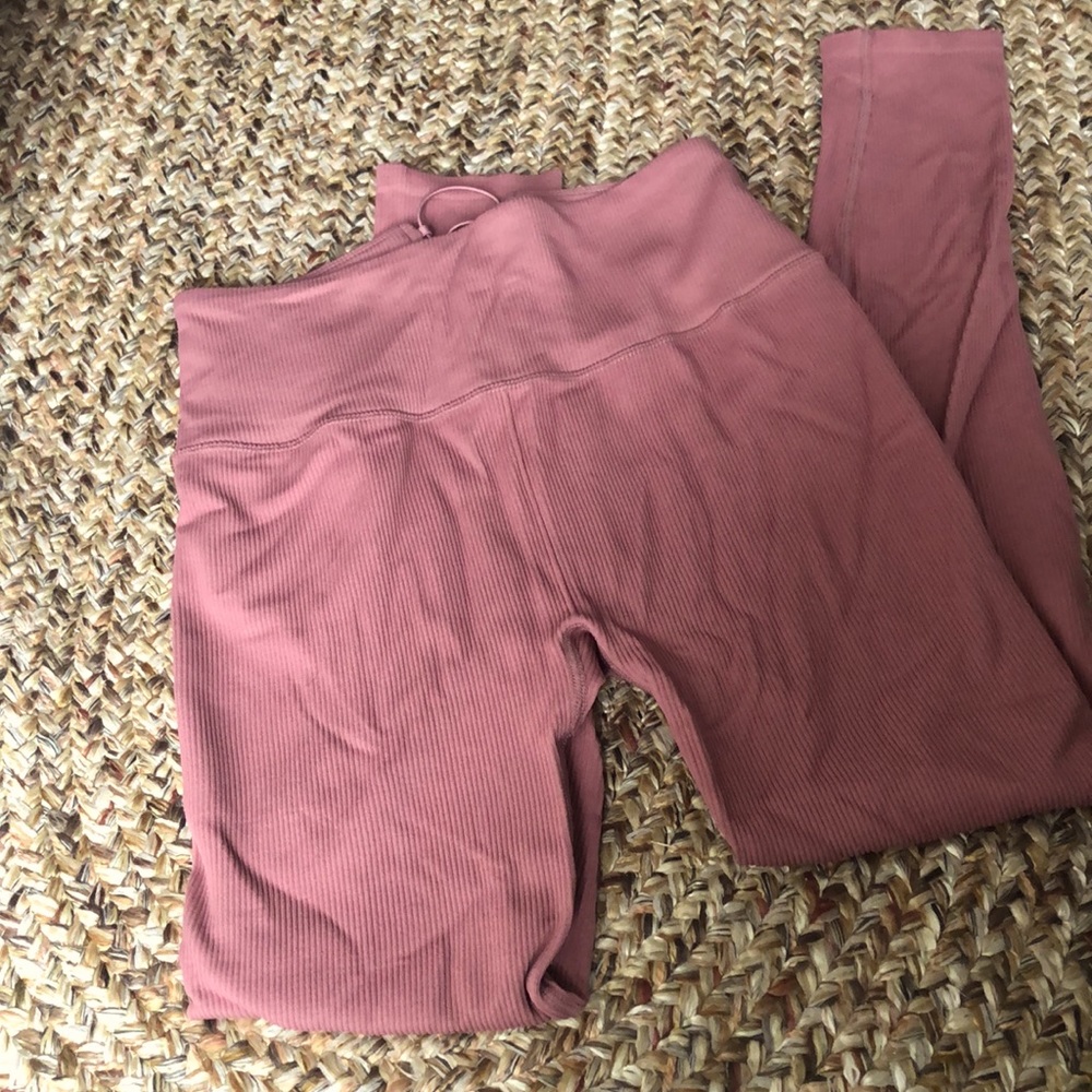 Fabletics Pink Stretch Leggings
